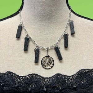 Necronomicon Lava Bar Necklace
